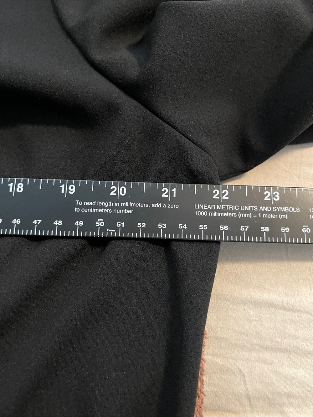 Calvin Klein Dress Womens 18W Black Midi Shift Flutter Sleeves Classic Chic Work - Picture 8 of 10